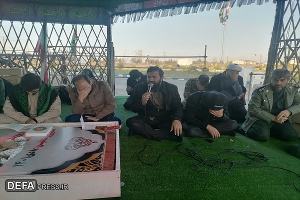 مراسم سومین روز تدفین شهید گمنام بابلسر برگزار شد+ تصاویر