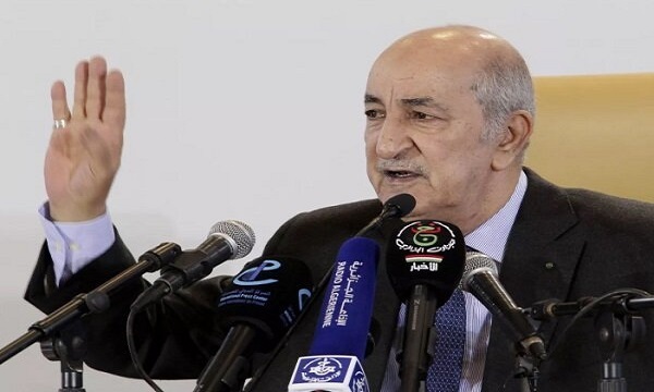 پیام حمایت رئیس جمهور الجزایر از ملت فلسطین