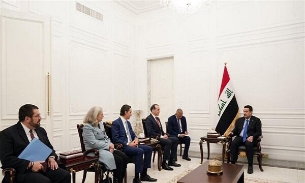 دیدار مقام آمریکایی با نخست وزیر عراق در بغداد