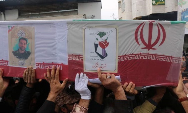 تشییع باشکوه شهید «گودرزی شهرکی» در بام ایران
