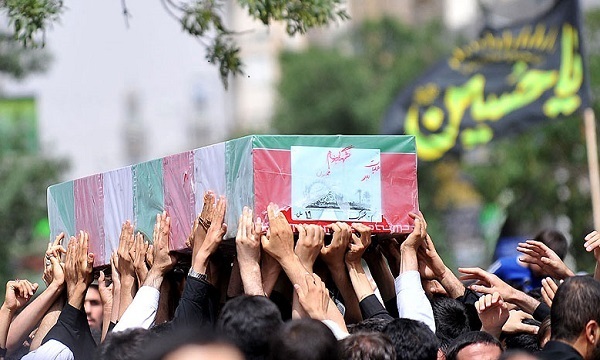 پیکر مطهر شهید گمنام ۲۰ ساله در نوشهر تشییع شد