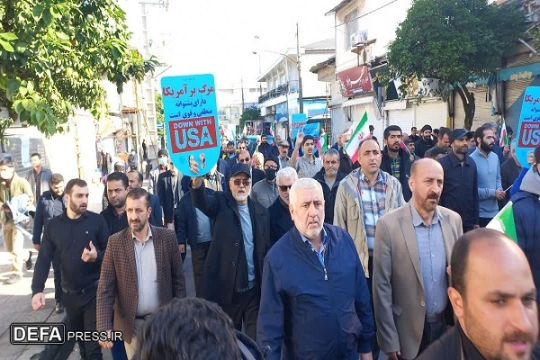 راهپیمایی باشکوه مردم تنکابن در یوم الله ۹ دی + تصاویر