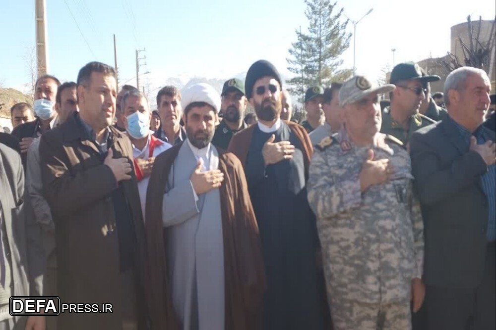 پیکر شهید «داوود جاودانیان» در یاسوج تشییع شد + تصاویر