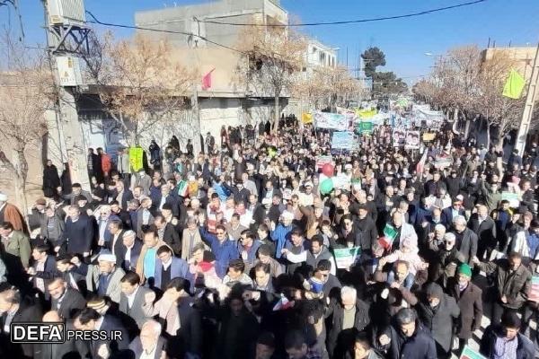 مردم بردسکن در بهار آزادی پایبندی به ارزش‌ها را فریاد زدند