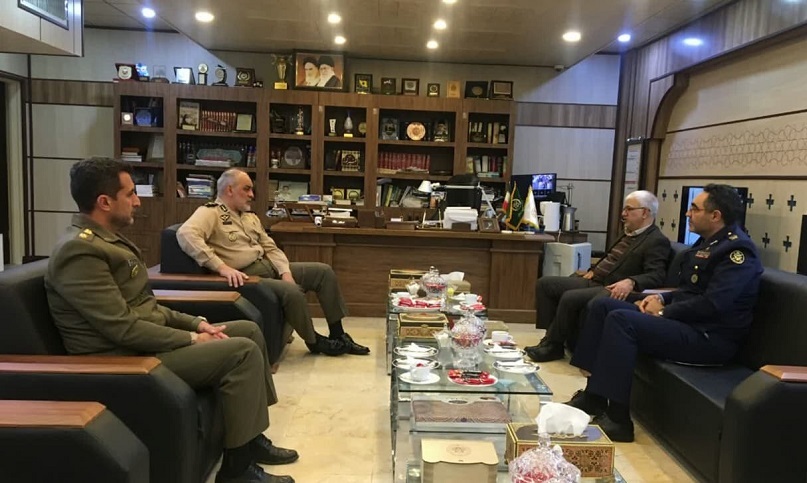 رئیس پایگاه ISC کشور با فرمانده دانشگاه فرماندهی و ستاد آجا دیدار کرد