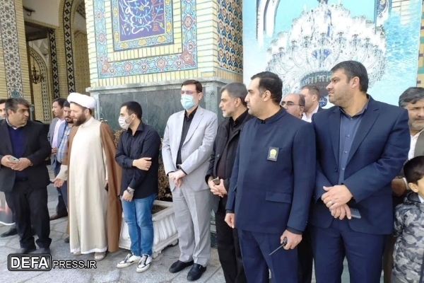 تشییع پیکر جانباز شهید «سید حسن بنی‌کاظمی» در مشهد+ تصاویر