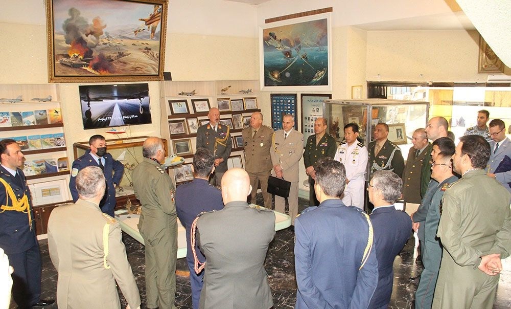 بازدید وابستگان نظامی مستقر در تهران از موزه ملی هوانوردی ایران