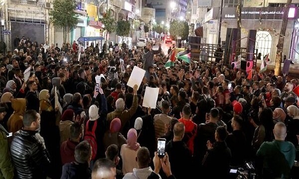 خروش فلسطینی‌ها در کرانه باختری علیه صهیونیست‌ها