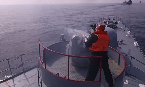 تیراندازی ناو‌های ایران، چین و روسیه به سمت اهداف دریایی انجام شد