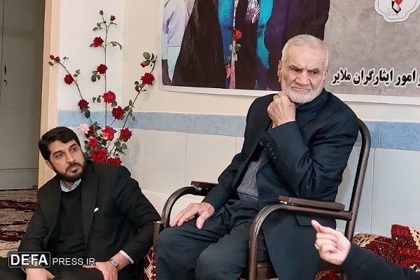 دیدار فرماندار ملایر با خانواده شهید «روستایی»+ تصاویر