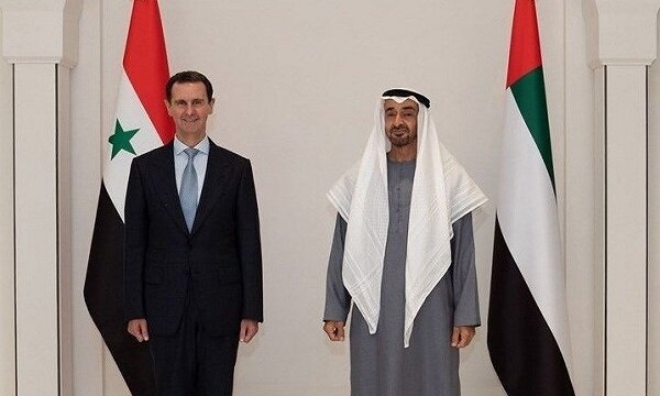 بشار اسد و ولیعهد ابوظبی به مناسبت عید فطر گفت‌وگو کردند
