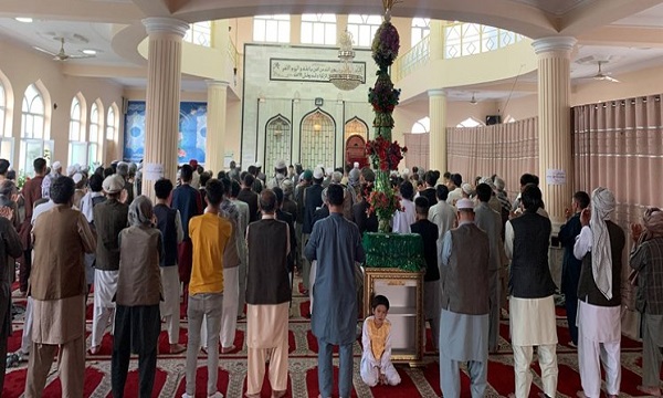 نماز عید فطر امروز صبح در کابل برگزار شد