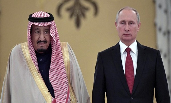 پادشاه و، ولی عهد سعودی سالگرد «روز پیروزی» را به پوتین تبریک گفتند