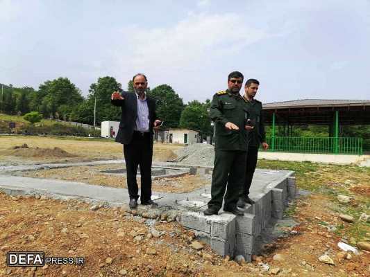 بازدید مدیرکل حفظ آثار دفاع مقدس مازندران از محل ساخت یادمان شهدای گمنام چالوس