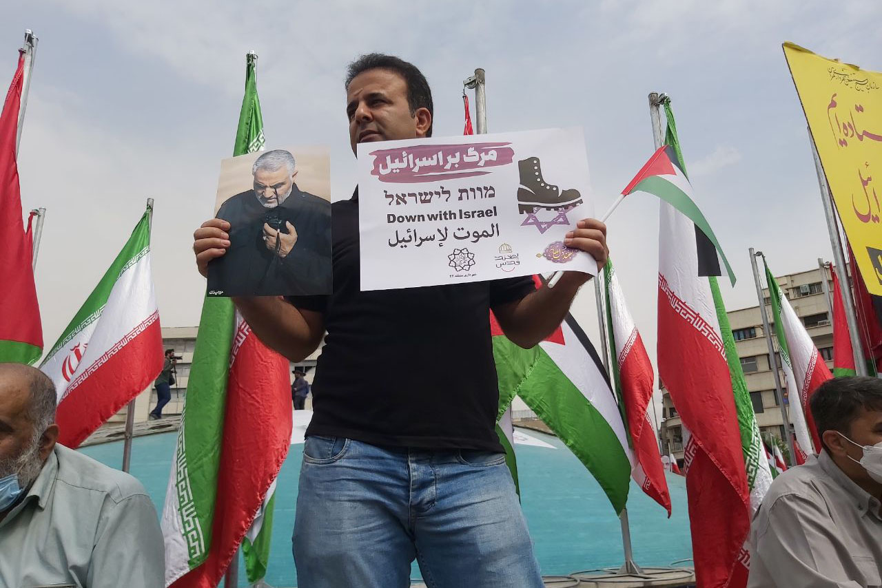 سردار دل‌ها در راهپیمایی روز قدس+ تصاویر