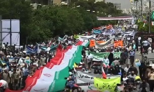 خروش مردم انقلابی و روزه‌دار شیراز در روز جهانی قدس