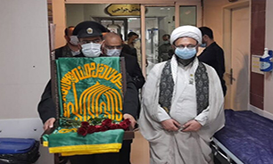 حضور خدام آستان قدس رضوی در بیمارستان رازی اهواز