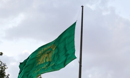 بزرگ‌ترین پرچم سبز رضوی کشور به اهتزار درمی‌آید
