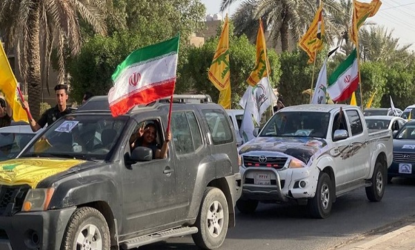 جشن و شادمانی ساکنان بغداد در سالگرد تأسیس الحشد الشعبی