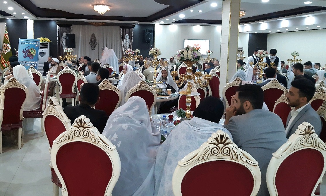 مراسم ازدواج دانشجویی ۱۲۰ زوج دانشگاه افسری امام علی (ع) برگزار شد