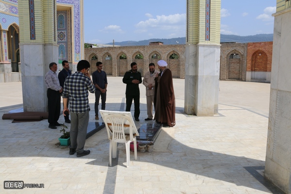 بازدید سرهنگ «کاظمی» از یادمان های شهدای گمنام شرق گلستان