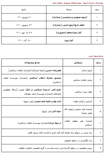 فراخوان پذیرش هشتمین دوره پژوهشگری معارف انقلاب اسلامی