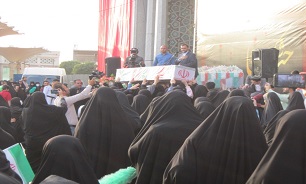 اجرای مراسم «شکوه حیا» همزمان با روز عفاف و حجاب در قم