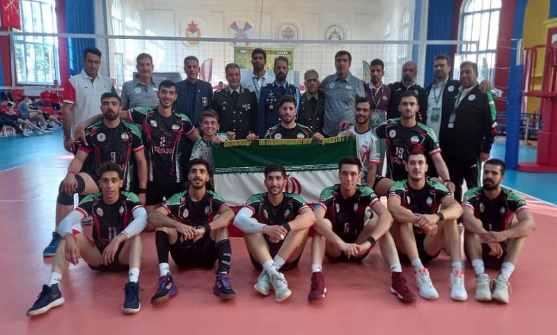 قهرمانی تیم والیبال نیرو‌های مسلح جمهوری اسلامی ایران در رقابت‌های سیزم