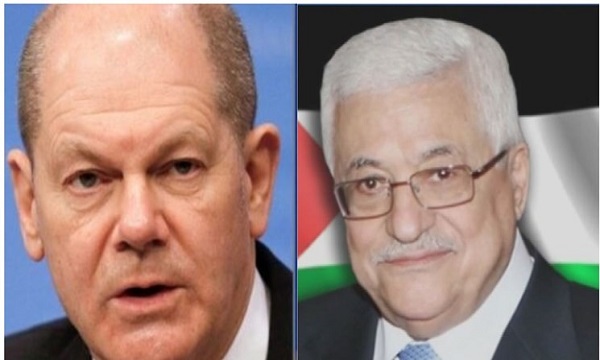 تأکید عباس و صدر اعظم آلمان بر راه‌حل دو دولتی برای فلسطین