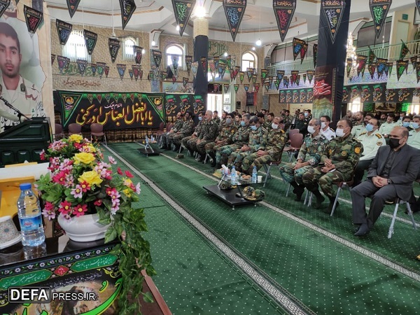مراسم هفتمین روز شهادت شهید «جلالی صدر» در کرمان برگزار شد+تصاویر