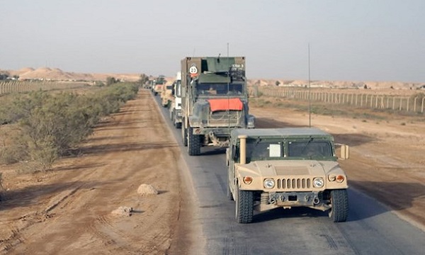 کاروان ارتش آمریکا در عراق هدف حمله قرار گرفت