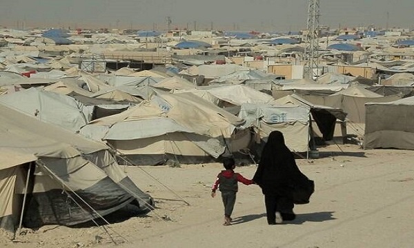 مخفی شدن بیش از ۱۲۰ تروریست داعشی در اردوگاه الهول