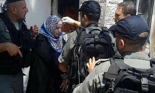 عملیات ضد صهیونیستی در قدس اشغالی و بازداشت زن فلسطینی