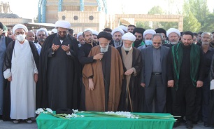 مراسم تشییع پیکر حجت الاسلام «حسینی» در همدان برگزار شد