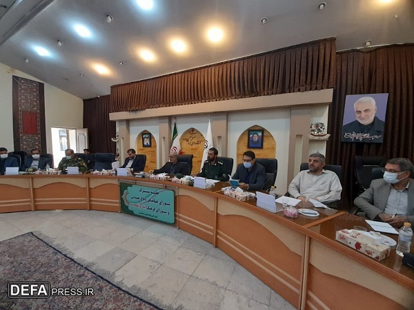 نشست شورای هماهنگی دفاع مقدس استان کرمان برگزار شد+تصاویر