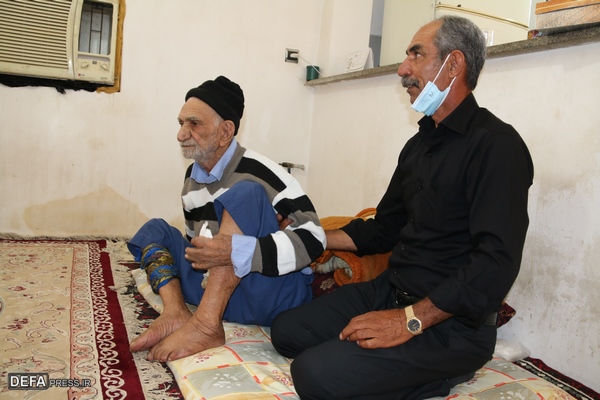 دیدار سرهنگ «کاظمی» با خانواده شهید عباسی در مینودشت