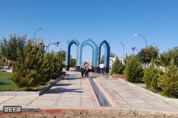 افتتاح یادمان شهدای گمنام شهرآباد+ تصاویر