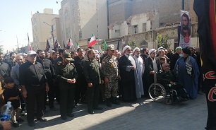 راهپیمایی نیرو‌های مسلح با عنوان «امت رسول االله» در قم