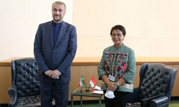 دیدار «امیرعبداللهیان» با وزیر امور خارجه اندونزی