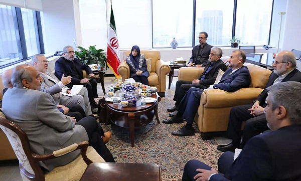 دیدار امیرعبداللهیان با اعضای دفتر حفاظت منافع ایران در واشنگتن