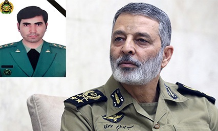 فرمانده کل ارتش شهادت شهیدِ غیرت ستوانیکم مسلم جاویدی مهر را تبریک و تسلیت گفت