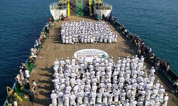 تبدیل کشتی جنگی امارات به تالار عروسی توسط یمنی‌ها
