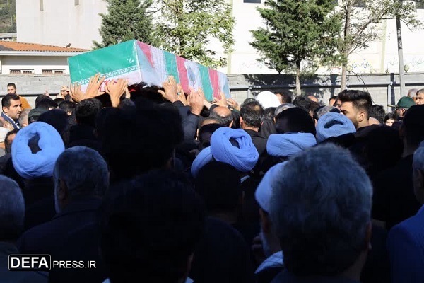 پیکر مطهر شهید «وجیه الله آذرنگ» در سوادکوه تشییع شد + تصاویر