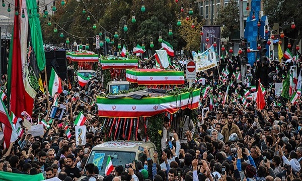 آغاز مراسم تشییع شهدای مدافع امنیت در اصفهان