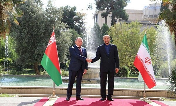 استقبال امیرعبداللهیان از وزیر امور خارجه بلاروس