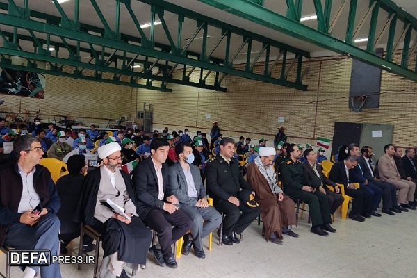 به صدا درآمدن «زنگ استکبارستیزی» در مدارس شهرستان نهاوند+تصاویر