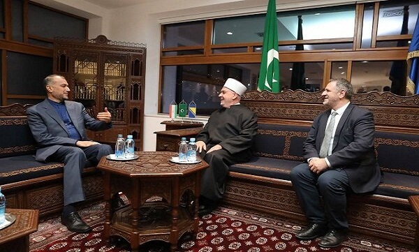 دیدار امیرعبداللهیان با رئیس العلمای جامعه اسلامی بوسنی و هرزگوین