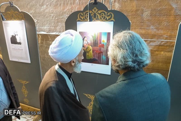 افتتاح نمایشگاه تجسمی و عکس «روایت حبیب» در ساری + تصاویر