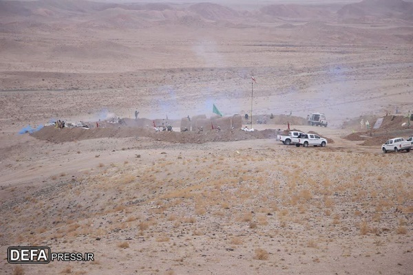 اجرای رزمایش رزمی گردان‌های عملیاتی امام حسین (ع) در تربت‌جام+ تصاویر