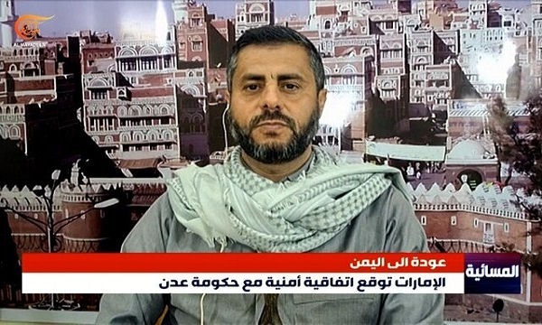 صنعاء در برابر توافق امارات و دولت عدن دست بسته نیست